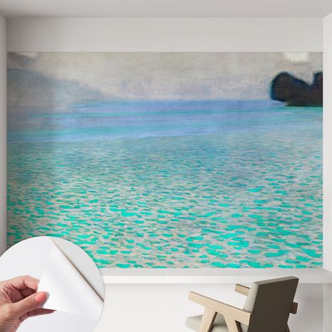 Papier peint adhésif décoratif pour salon chambre et cuisine Facile à poser avec colle Eau turquoise 152x104 cm (1/5)