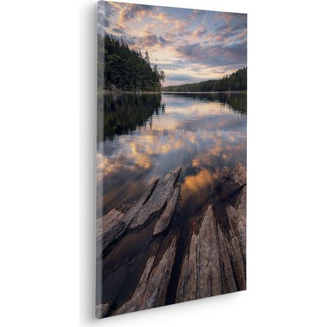 Komar Canvasbild Swedish Structures - 60 x 40 cm - Bild auf Keilrahmen - Modern (1/2)