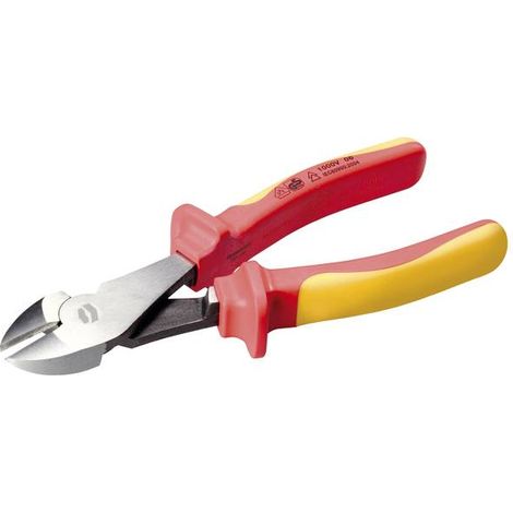 TOOLCRAFT TO-8096811 VDE Tronchese con taglienti laterali tipo forte con sfaccettatura 180 mm