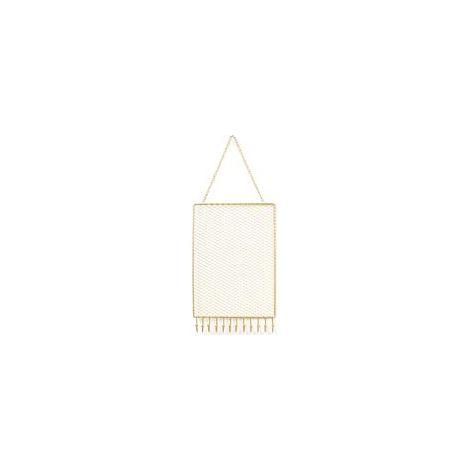 Organisateur de bijoux mural en métal, version verticale, 28 x 18 cm – (1/5)