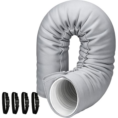 Guaina isolante per tubo flessibile dell'aria condizionata, isolante e lavabile, isolamento portatile per tubo flessibile dell'aria condizionata per camper, esterni, finestre a battente, garage, stanz (1/5)