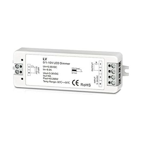 0/1-10V 1CH 8A Dimmable Switches Led Driver 1 Channel Constant Voltage LED Dimmer Dimming Controller PWM 5-36V (1/5)