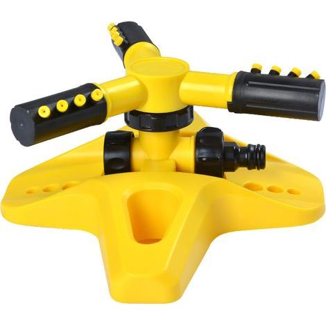Arroseur De Jardin,360 Degrés Rotatif Durable 3 Bras Réglable Espressoire d'eau De Pulvérisation Équipement D'Arrosage pour Jardin Et Grandes Cours (1/5)