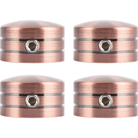 4 Stück Motordeckel-Zylinderkopfschrauben-Abdeckkappen passend für XL883/Big Twin 1340 Evo/Twin Cam Modelle, Bronze (1/5)