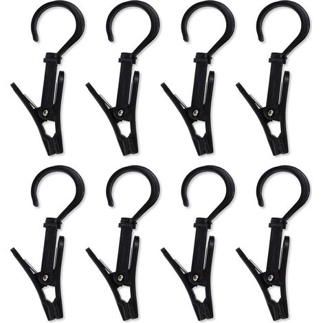Crochets Réglables pour Auvent Lot de 8 Accessoires de Tente Camping, Idéal pour Extérieur (1/5)