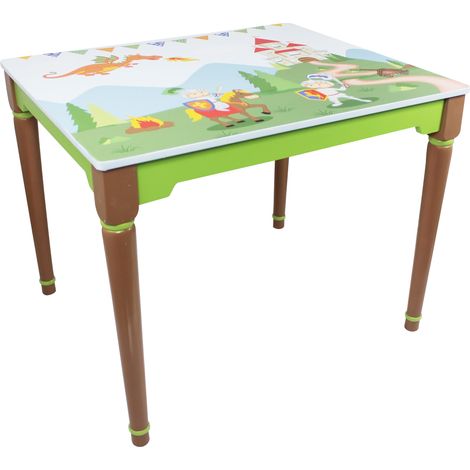 Fantasy Fields Childrens Knights Dragons Kids Wooden Table (no chairs) TD-11837A1 (1/5)