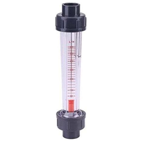 Compteur de débit d'eau rotamètre en plastique 60-600L/H LZS-15D Tube de Liquide Instrument de mesure de débit (1/5)