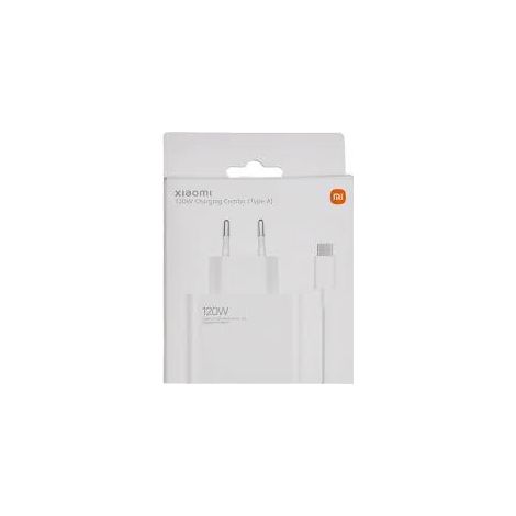 Xiaomi – Chargeur rapide 120W USB-C – Technologie de détection intelligente – Protection contre surcharges et courts-circuits – Compact et léger