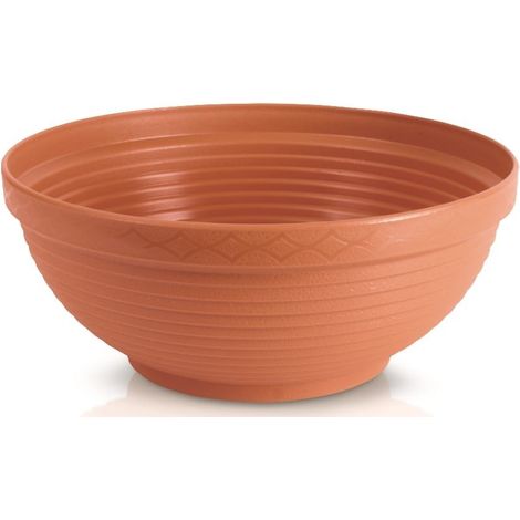 Maceta MISA 14L., dimensiones (mm) 440x440x198, color Terracota