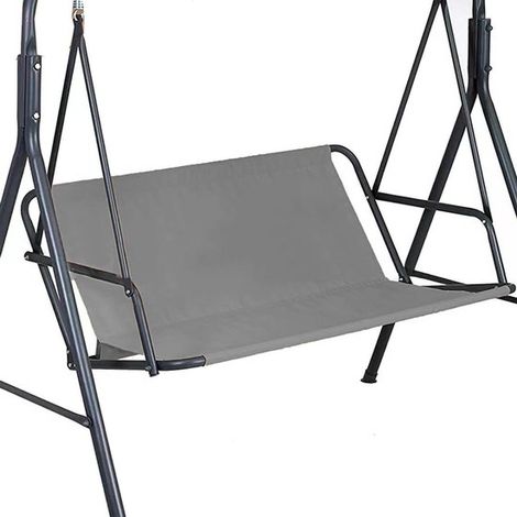 Housse pour balancelle - 127 x 50 x 50 cm - Gris - Tissu Oxford 600D - Imperméable et résistante aux UV (1/5)