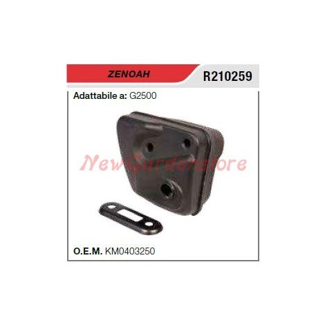 Marmitta silenziatore ZENOAH motosega G2500 R210259