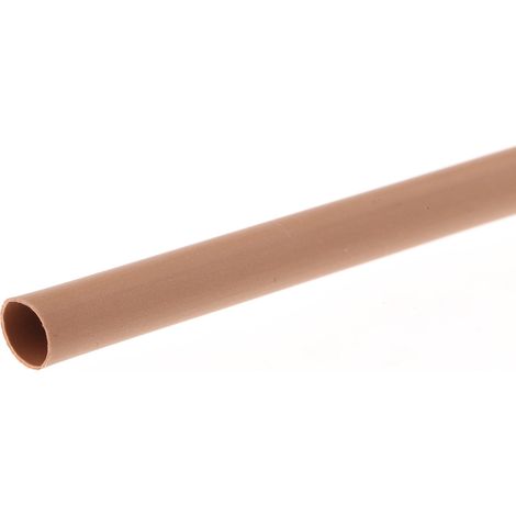 Gaine thermorétractable RS PRO, Dia. 4.8mm Marron rétreint 2:1, 1.2m ( Prix pour Paquet de 5 )