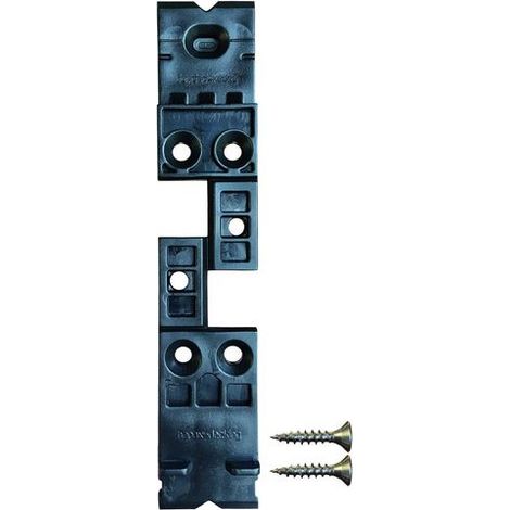 Wovar – Clip de fixation invisible pour lames de terrasse 90-190mm – Vis en acier inoxydable 5.5x30mm – Montage facile avec préperçage 4mm