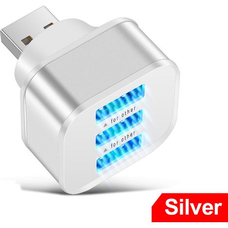 Hub USB 2.0 à 3 ports, adaptateur USB 1 vers 3(L38) (1/5)