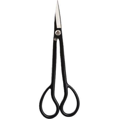 Ciseaux de Jardinage Bonsai en Acier Cladé - Taille-Longues pour Branches et Feuilles, Longueur 185mm (1 Pièce) (1/5)