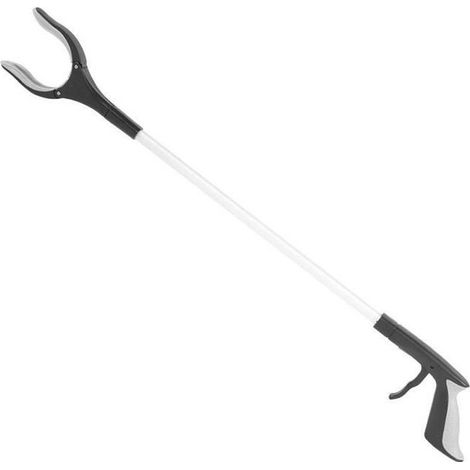 Pince Rotative de Ramassage Grabber Reacher DELAMAN - 81cm - Aluminium + ABS - Antirouille - Ergonomique (1/4)