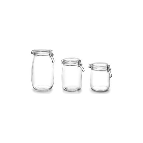 ibili Contenitore in vetro trasparente 540 ml design moderno
