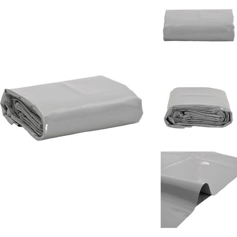 Bâche gris 1,5x6 m 600 g/m² - Couverture Extérieure - Bâche Imperméable - Bâche Protectrice - Bâche Voiture - Bâche Moto (1/5)