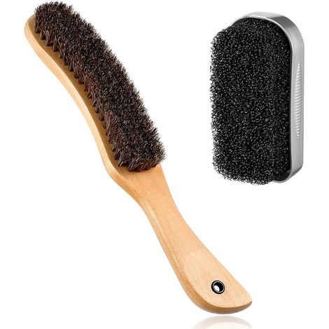 Hat Brush Wooden Brush Sponge Cleaning Hat Brushes Felt Polish (1/5)