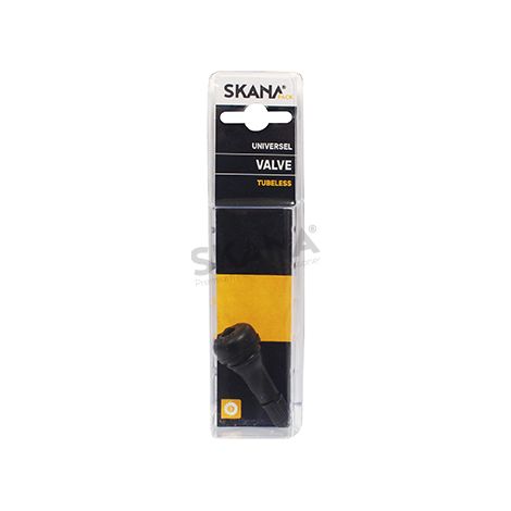 Valvola Completa per Cerchio Tubeless. Modello Corto (tipo Tr412) Lunghezza Totale: 28,2 mm.