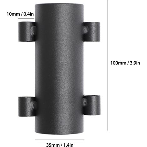 Support de tige d'auvent, poteau de tente coupe-vent, support de parapluie de pêche, Tube de fixation, auvent de Camping en plein air (1/5)