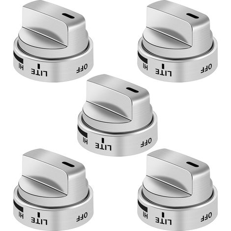 Lot de 5 boutons de brûleur de cuisinière AEZ73453509 pour cuisinière à gaz LG LDG3035ST, remplace AEZ72909008 AP5669773 2347547 PS7321756 (1/5)
