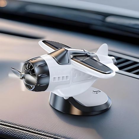 Diese geräuschlose, rotierende Solar-Autodekoration reduziert Müdigkeit und verschönert den Innenraum für eine angenehmere Fahrt. Kompatibel mit allen Fahrzeugen. Ideal für sonnige Standorte. (1/4)