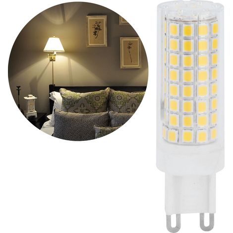 Petite lampe LED en forme de maïs 2835, ampoule céramique de type maïs, 110 V, intensité variable, 10 W, source de lumière d'appoint (1/5)