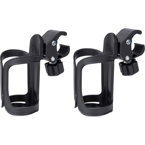 Porte-bouteille sans vis pour vélo, porte-gobelet rotatif à 360° pour vélo, poussette et moto (lot de 2) (1/5)