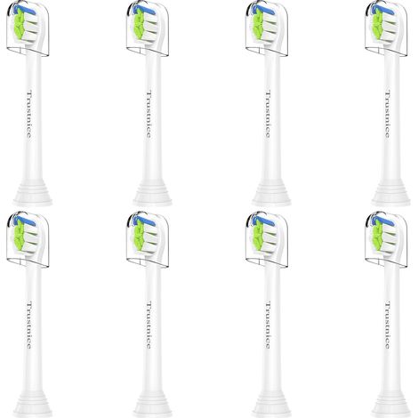 Têtes de Brosse à Dents Compatible avec Brossettes, Mini, Lot de 8 (1/5)