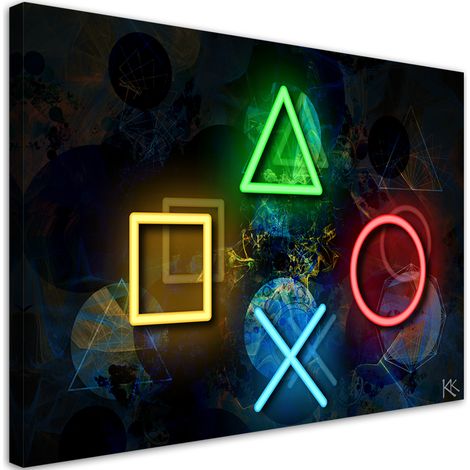 Quadro su tela, Pulsanti per il controller - 60x40 (1/4)