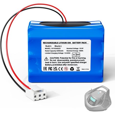 5200mAh Rechange Batterie Compatible avec SE Robot Piscine (1/5)