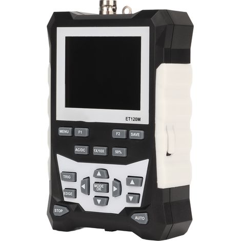 Kit oscilloscope numérique/analogique couleur TFT 2,4 pouces, haute précision, bande passante de 120 MHz pour la détection des formes d'onde. (1/5)