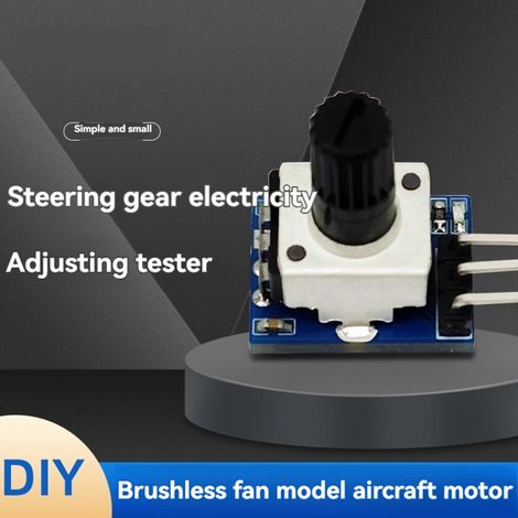 Geeignet für kleine ESC-Servomotortester, PWM-Steuerung, bürstenlose Lüfter, DIY-Kits und Flugzeugmotor-Drehzahlregler.