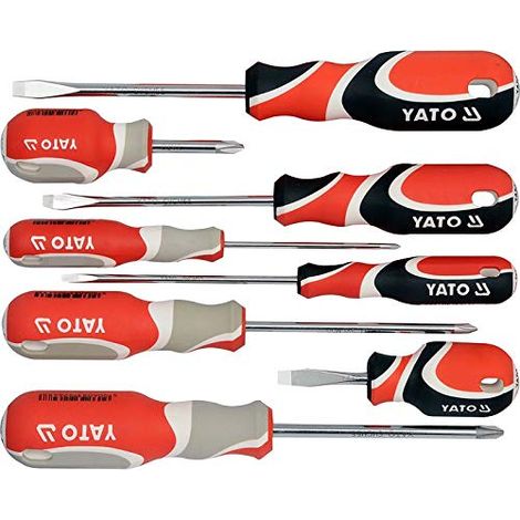 Yato YT-2670 Set di cacciaviti manuali Set di cacciaviti piatti (1/3)