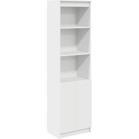 Maison Exclusive - Credenza Bianca 50x35x180 cm in Legno Multistrato