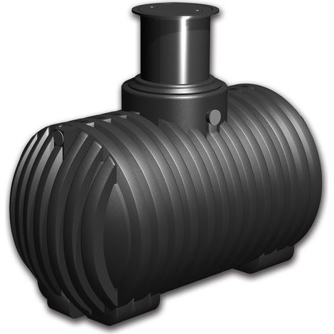 Roth Grundbehälter RW-Erdspeicher rund 3500 Liter inklusive Schacht und Deckel