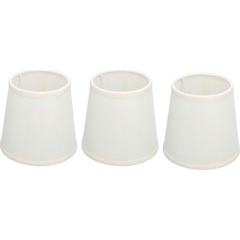 Handmade Soft Fabric Table Lampshade, Small High Transmission Lampshade, Mini Tiny with Intrusive Installation for E14 Candle Chandelier (1/5)
