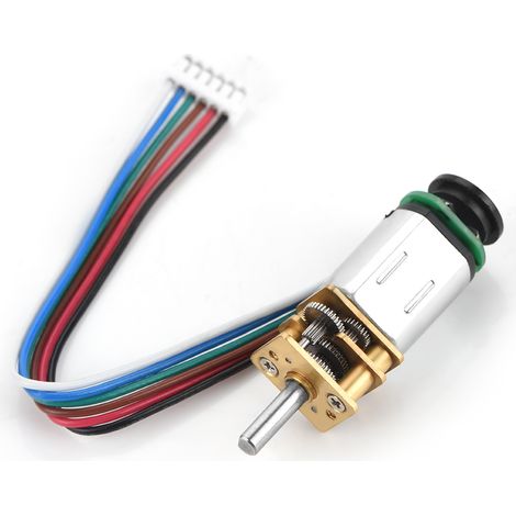 Motoriduttore DC6V 2W GBMQ-GM12BY20 con codificatore Hall a disco codificato magnetico (6V 60RPM)