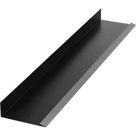 Collecteur fronton, noir mat RAL 9005