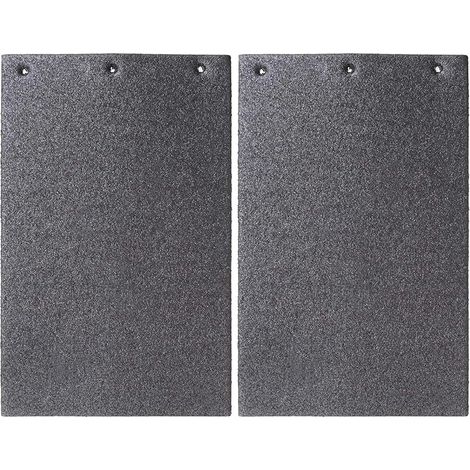 2x Plaque d'appui en Carbone pour Ponceuse 3 Trous 172x110mm 424057-1 Tapis Arrière pour Ponceuse Compatible avec Makita M9400B 9403 MT190 MT9