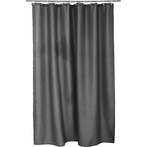 Rideau de douche Quartz Anthracite