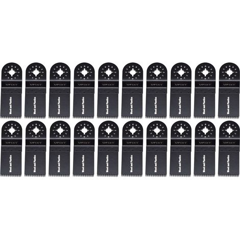 Multi Tool Blade 35mm Wide Course Cut High Carbon Steel HCS For Wood And Plastic 20 pack