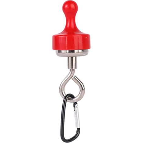 Robuste Magnethaken – mit Karabiner, starker robuster Organizer, magnetischer Kleiderbügel, für Reisen, Outdoor, Küche, Grill, Tür, Kühlschrank, Decke, Schrank, Kreuzfahrtschiff (1/5)