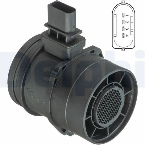 Débitmètre de masse d'air Delphi Technologies AF10394-12B1 MERCEDES-BENZ
