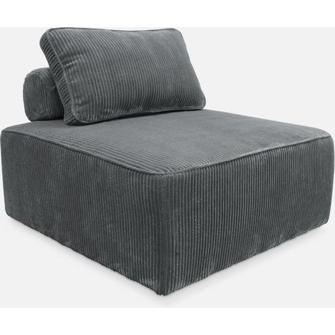 Módulo para sofá modular de pana, 1 plaza
