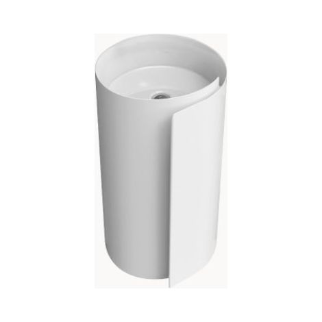 Lavabo Monoroll a parete 44 in ceramica bianco lucido di Ceramica (1/3)