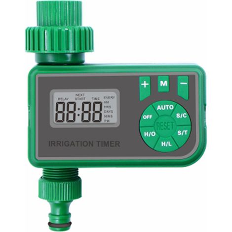 Automatischer Bewässerungstimer mit LCD-Display für Garten und Balkon, intelligentes Bewässerungssystem, einfache Programmierung, wassersparend (1/5)