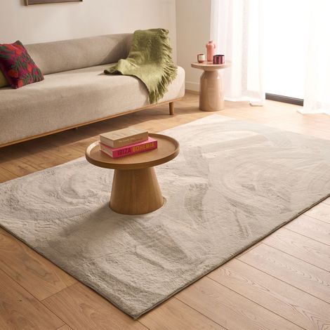 Tapis intérieur uni gris - Oscaria 120 x 160 cm