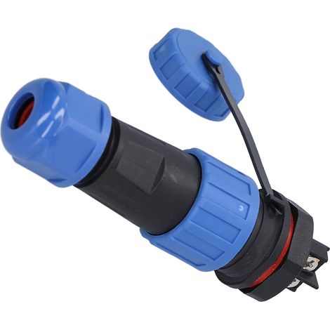 Connecteur électrique LP16 2 broches sans soudure IP68 étanche 250V 20A prise femelle mâle pour câble aviation (1/5)